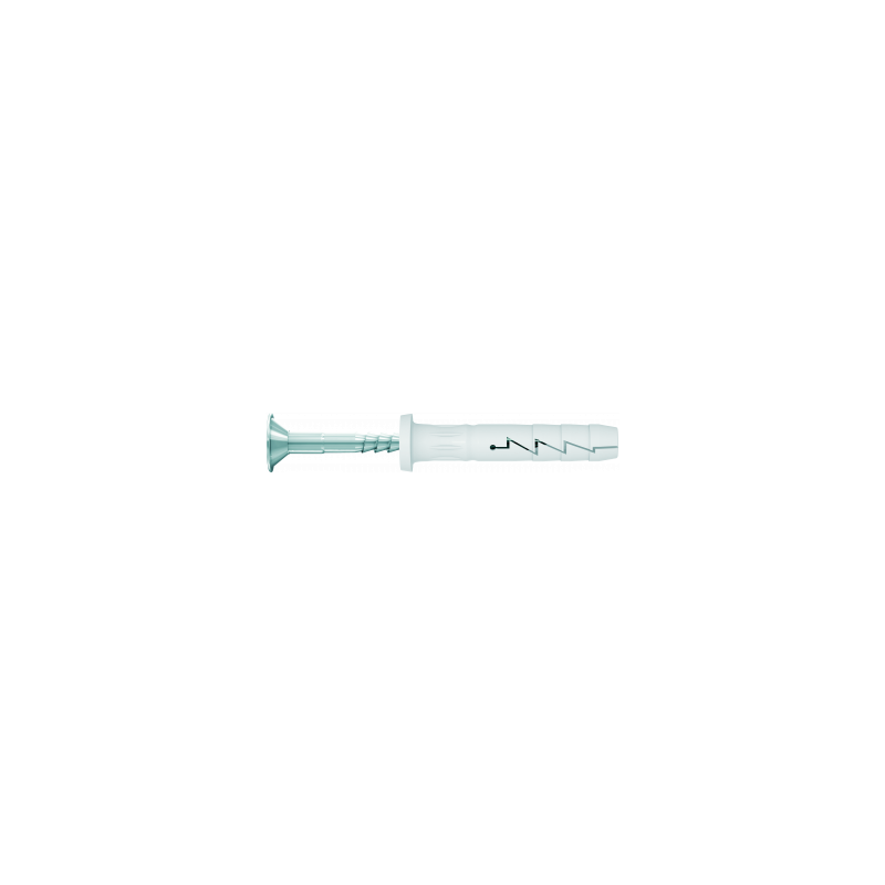 FX-N-C Kołek szybkiego montażu 6x35mm nylonowy z kołnierzem cylindrycznym [OP 100]