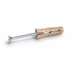 UNO Kołek uniwersalny Timber 7 x 30mm z wkrętem 4,0x40mm, [OP 26]