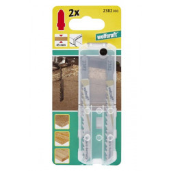 2 brzeszczoty Wolfcraft - uchwyt T, laminat, MDF 2 brzeszczoty Wolfcraft - uchwyt T, laminat, MDF