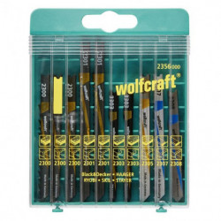 10 brzeszczotów Wolfcraft - uchwyt U 10 brzeszczotów Wolfcraft - uchwyt U