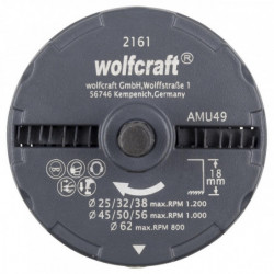 Otwornica uniwersalna 25,32,38,45,50,56,62 mm Wolfcraft Otwornica uniwersalna 25,32,38,45,50,56,62 mm Wolfcraft