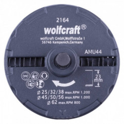 Otwornica uniwersalna 25,32,38,45,50,56,62 mm Wolfcraft Otwornica uniwersalna 25,32,38,45,50,56,62 mm Wolfcraft