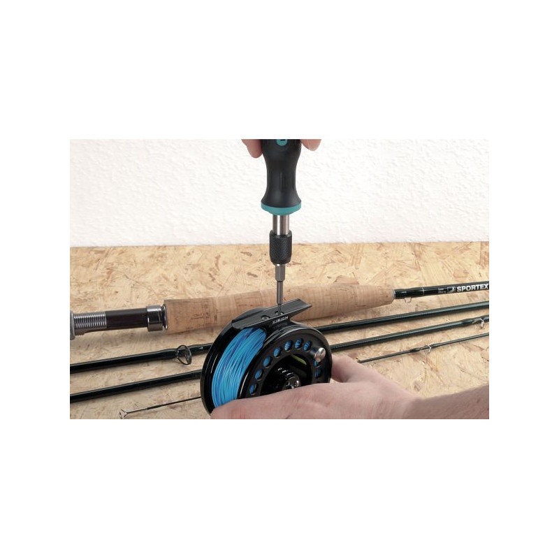 Wkrętak z uchwytem szybkomocującym na bity Wolfcraft - średni Wkrętak z uchwytem szybkomocującym na bity Wolfcraft - średni