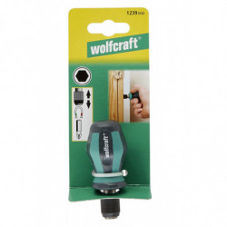 Wkrętak z uchwytem szybkomocującym na bity Wolfcraft - krótki Wkrętak z uchwytem szybkomocującym na bity Wolfcraft - krótki