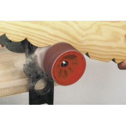 Cylinder szlifierski 75x80 mm Wolfcraft - trzpień 8 mm Cylinder szlifierski 75x80 mm Wolfcraft - trzpień 8 mm