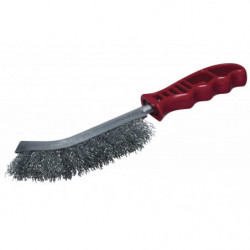 Szczotka ręczna 1-rzędowa 265 mm Wolfcraft - drut inox Szczotka ręczna 1-rzędowa 265 mm Wolfcraft - drut inox