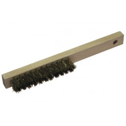 Szczotka ręczna 4-rzedowa 220 mm Wolfcraft - drut mosiężny Szczotka ręczna 4-rzedowa 220 mm Wolfcraft - drut mosiężny