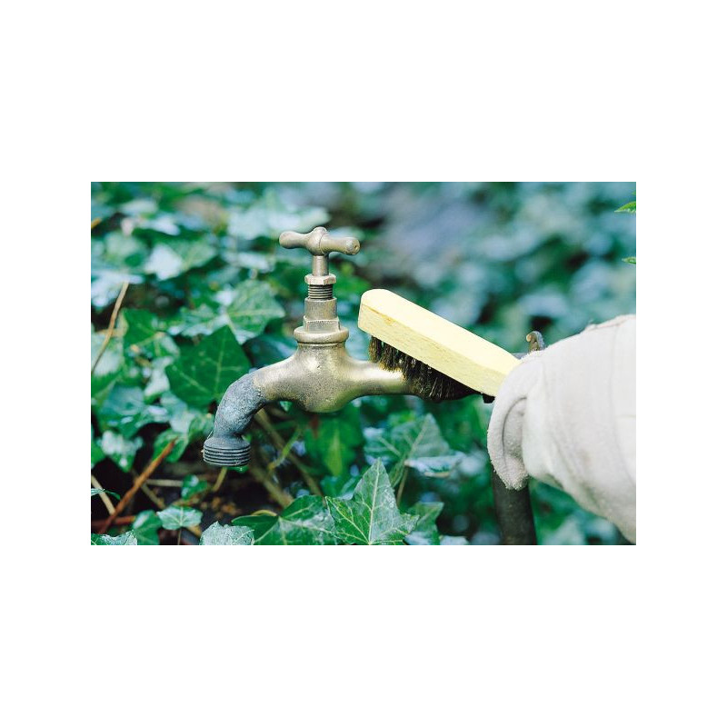 Szczotka ręczna 3-rzędowa 200 mm Wolfcraft - drut mosiężny Szczotka ręczna 3-rzędowa 200 mm Wolfcraft - drut mosiężny