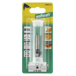 Pogłębiacz 16 mm Wolfcraft - HSS Pogłębiacz 16 mm Wolfcraft - HSS