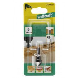 Pogłębiacz 16 mm Wolfcraft - WS, trzpień 6-kąt Pogłębiacz 16 mm Wolfcraft - WS, trzpień 6-kąt