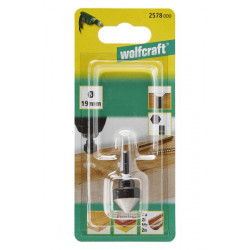 Pogłębiacz 19 mm Wolfcraft - WS, trzpień 6-kąt Pogłębiacz 19 mm Wolfcraft - WS, trzpień 6-kąt