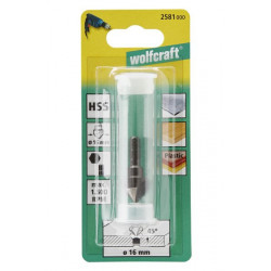 Pogłębiacz 16 mm Wolfcraft - HSS, trzpień 6-kąt Pogłębiacz 16 mm Wolfcraft - HSS, trzpień 6-kąt