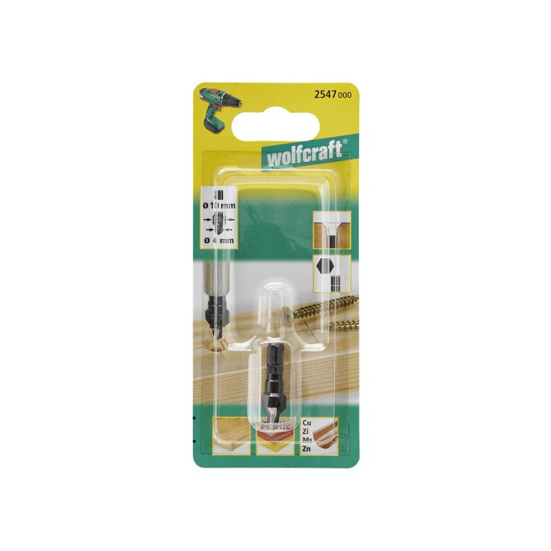 Pogłębiacz 4 - 10 mm Wolfcraft - WS Pogłębiacz 4 - 10 mm Wolfcraft - WS