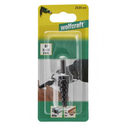 Tarnik profilowany 5 - 12 mm Wolfcraft - stożkowy Tarnik profilowany 5 - 12 mm Wolfcraft - stożkowy