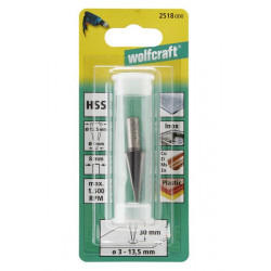 Frez do otworów 3 - 14 mm Wolfcraft - HSS, trzpień 8 mm Frez do otworów 3 - 14 mm Wolfcraft - HSS, trzpień 8 mm