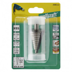 Wiertło stopniowane HSS 8-35 mm Wolfcraft Wiertło stopniowane HSS 8-35 mm Wolfcraft