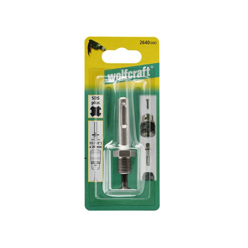 Adapter do uchwytu wiertarskiego SDS-plus Wolfcraft Adapter do uchwytu wiertarskiego SDS-plus Wolfcraft