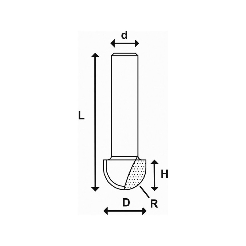 Frez REZ CORE BOX TCT, 12.7 mm