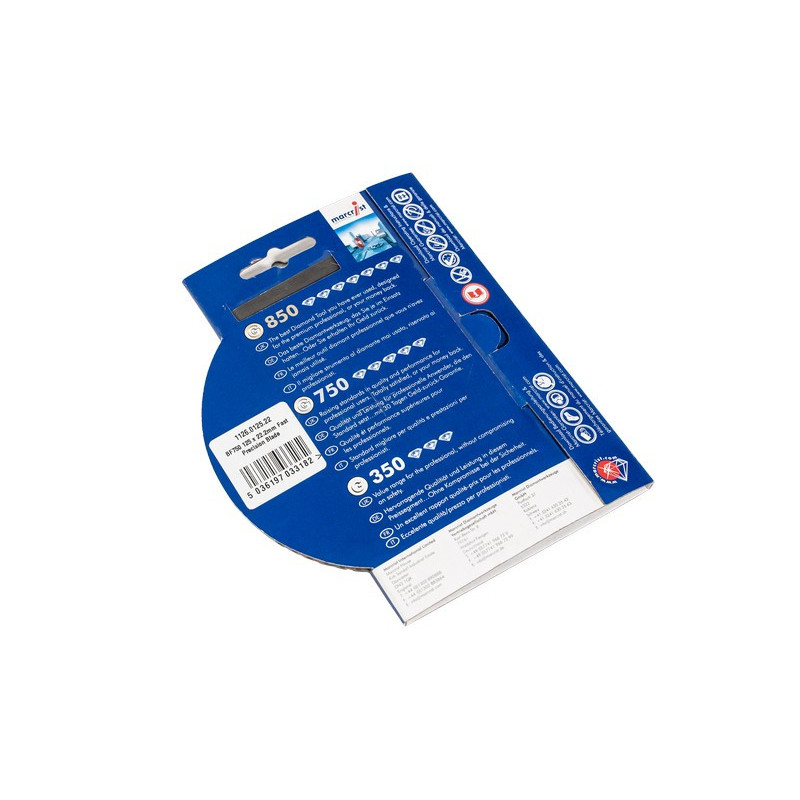 BF750 TARCZA PRECYZ. DO MAT. BUD. 125 X 22.2 BF750 TARCZA PRECYZ. DO MAT. BUD. 125 X 22.2