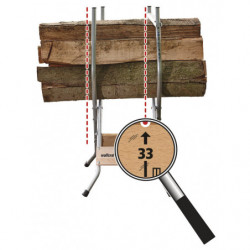 Stojak do cięcia drewna Wolfcraft - mały Stojak do cięcia drewna Wolfcraft - mały