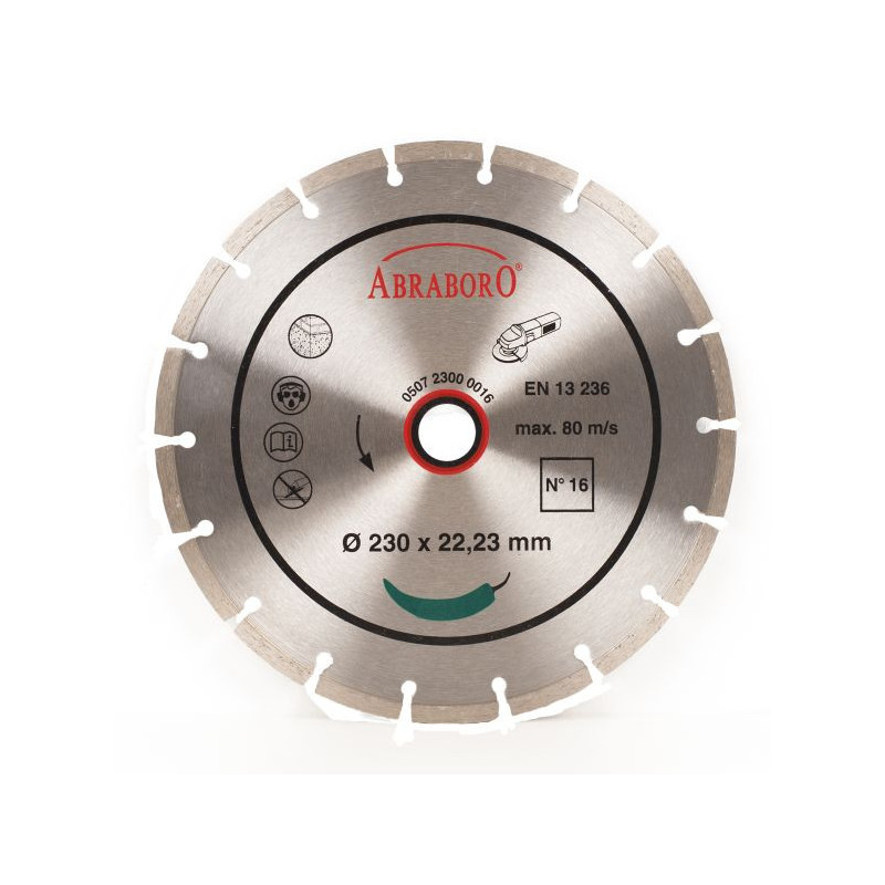 Tarcza diamentowa 125 x 22/7 ABRABORO N16, standard