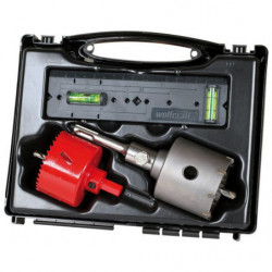 Zestaw otwornic 68 mm/ BiM + HM Wolfcraft Zestaw otwornic 68 mm/ BiM + HM Wolfcraft