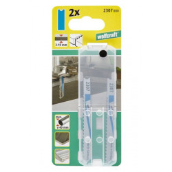 2 brzeszczoty Wolfcraft - uchwyt U, 3-10mm, blachy, aluminium 2 brzeszczoty Wolfcraft - uchwyt U, 3-10mm, blachy, aluminium