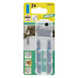 2 brzeszczoty Wolfcraft - uchwyt U, 1-3 mm, blachy, metale nieżelazne 2 brzeszczoty Wolfcraft - uchwyt U, 1-3 mm, blachy, metale nieżelazne