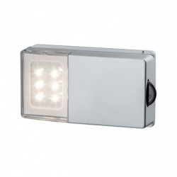 Lampka meblowa do szaf przesuwnych SNAP LED 25lm 2700K 4xAAA srebrny / tworzywo sztuczne Lampka meblowa do szaf przesuwnych SNAP LED 25lm 2700K 4xAAA srebrny / tworzywo sztuczne