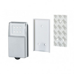 Lampka meblowa do szaf przesuwnych SNAP LED 25lm 2700K 4xAAA srebrny / tworzywo sztuczne Lampka meblowa do szaf przesuwnych SNAP LED 25lm 2700K 4xAAA srebrny / tworzywo sztuczne