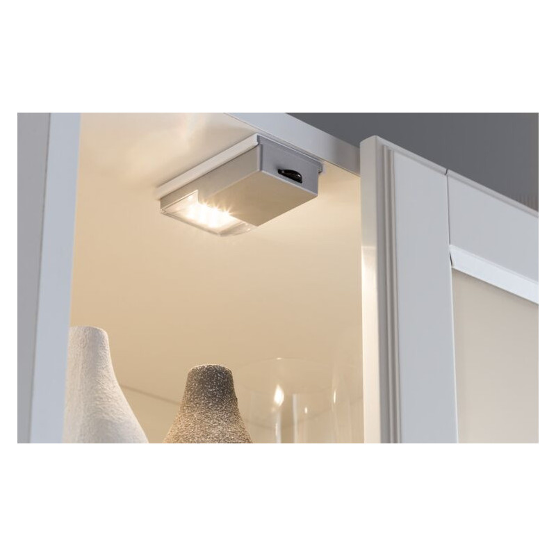 Lampka meblowa do szaf przesuwnych SNAP LED 25lm 2700K 4xAAA srebrny / tworzywo sztuczne Lampka meblowa do szaf przesuwnych SNAP LED 25lm 2700K 4xAAA srebrny / tworzywo sztuczne