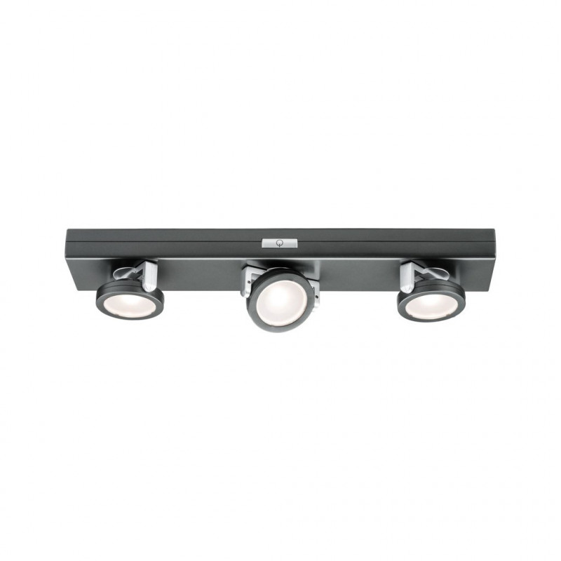 Rotate LED listwa ściemnialna Antracyt Chrom Mat 6x1,5V AAA plastik Rotate LED listwa ściemnialna Antracyt Chrom Mat 6x1,5V AAA plastik