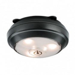 Oprawa meblowa podszafkowa BUTTON LED DIM 70lm 3000K 3x1,5V AAA antracyt /tworzywo sztuczne Oprawa meblowa podszafkowa BUTTON LED DIM 70lm 3000K 3x1,5V AAA antracyt /tworzywo sztuczne