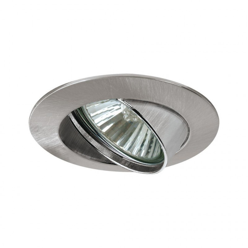 Oprawa wbudowywana max. 50W ruchoma GU10 Żelazo satynowe Oprawa wbudowywana max. 50W ruchoma GU10 Żelazo satynowe