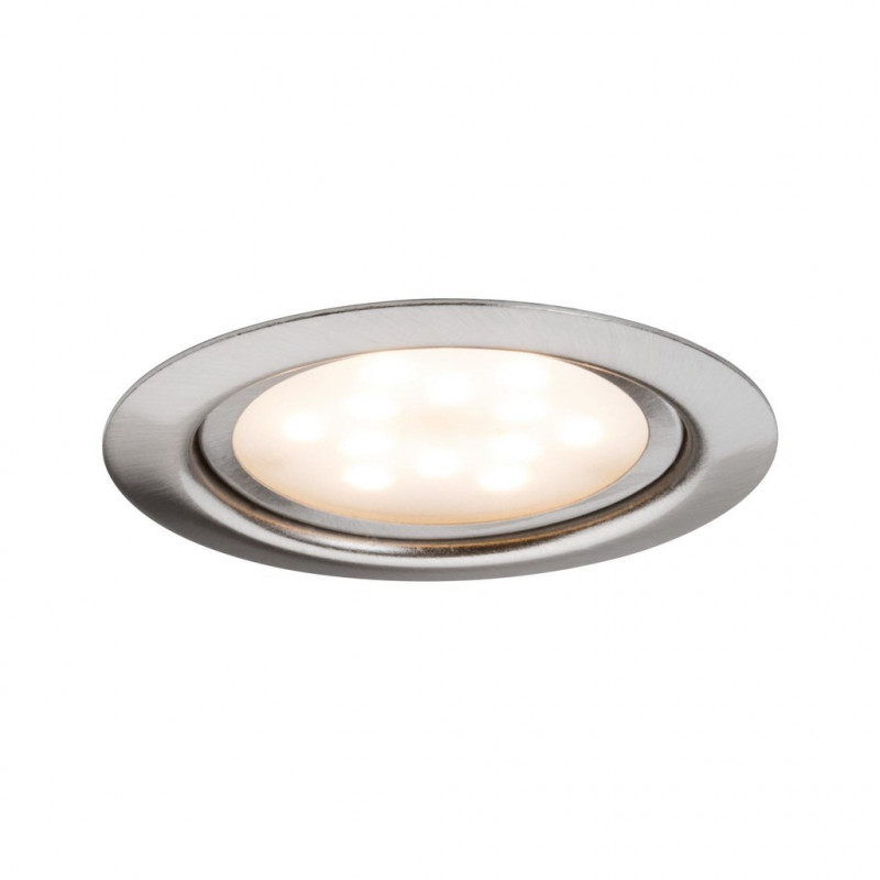Oprawy meblowe LED 3x4,5W 65mm Żelazo satyna Oprawy meblowe LED 3x4,5W 65mm Żelazo satyna
