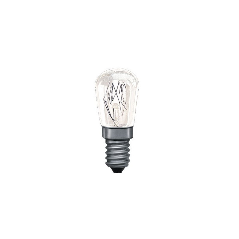 Żarówka specjalistyczna do piekarnika E14 15W 2300K 85lm 230V przezroczysta Żarówka specjalistyczna do piekarnika E14 15W 2300K 85lm 230V przezroczysta