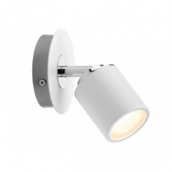 Oprawa ścienno-sufitowa TUBE GU10 max. 1x10W IP44 230V biały / chrom /metal Oprawa ścienno-sufitowa TUBE GU10 max. 1x10W IP44 230V biały / chrom /metal