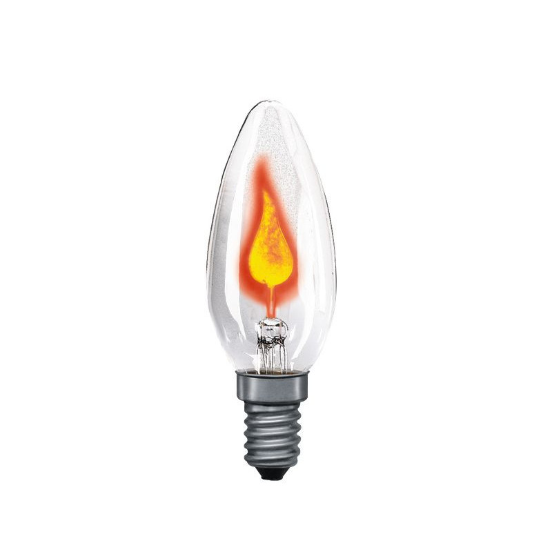 Źródło światła dekoracyjne LED Płomyk 3W E14 1lm 97mm 230V przeźroczysta / szkło Źródło światła dekoracyjne LED Płomyk 3W E14 1lm 97mm 230V przeźroczysta / szkło