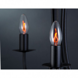 Źródło światła dekoracyjne LED Płomyk 3W E14 1lm 97mm 230V przeźroczysta / szkło Źródło światła dekoracyjne LED Płomyk 3W E14 1lm 97mm 230V przeźroczysta / szkło