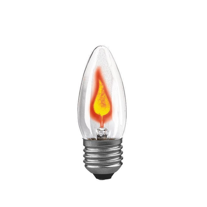 Źródło światła dekoracyjne LED Płomyk 3W E27 1lm 95mm 230V przeźroczysta / szkło Źródło światła dekoracyjne LED Płomyk 3W E27 1lm 95mm 230V przeźroczysta / szkło
