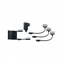 Oprawa wpuszczana Plug & Shine FLOOR ECO LED 3x1.3W 3000K IP65 24V srebrny / tworzywo sztuczne Oprawa wpuszczana Plug & Shine FLOOR ECO LED 3x1.3W 3000K IP65 24V srebrny / tworzywo sztuczne