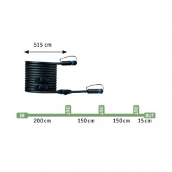 Reflektor ogrodowy Plug & Shine STING zestaw kompletny 3x6W 3000K 520lm DIM IP67 24V antracyt / aluminum Reflektor ogrodowy Plug & Shine STING zestaw kompletny 3x6W 3000K 520lm DIM IP67 24V antracyt / aluminum