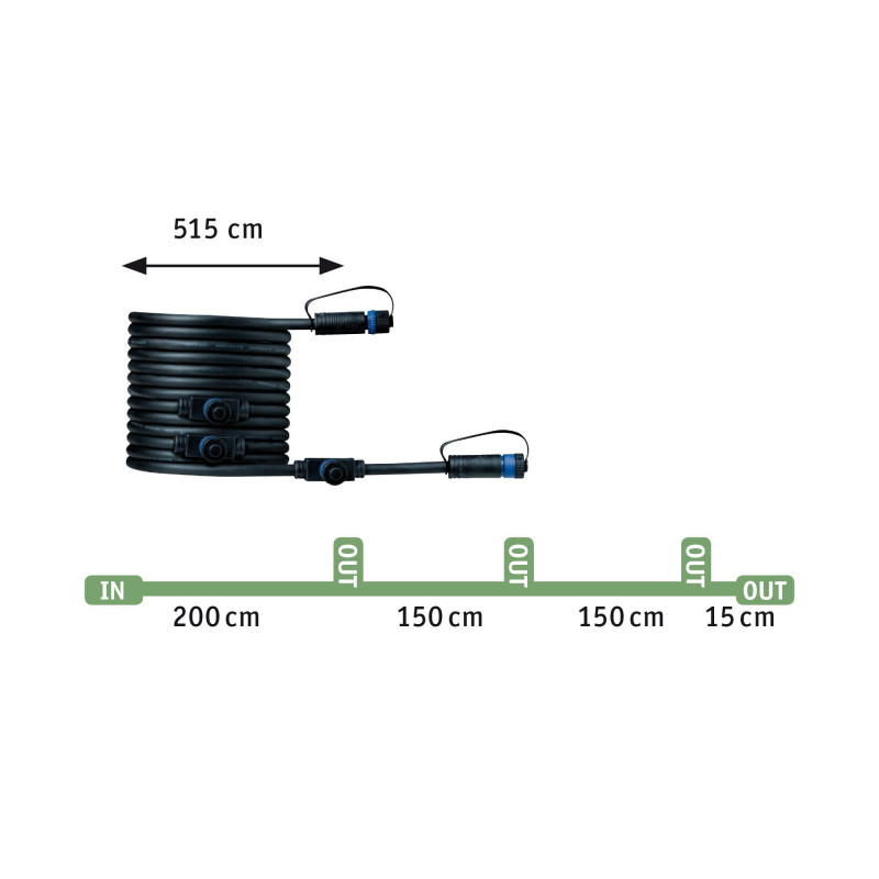 Reflektor ogrodowy Plug & Shine STING zestaw kompletny 3x6W 3000K 520lm DIM IP67 24V antracyt / aluminum Reflektor ogrodowy Plug & Shine STING zestaw kompletny 3x6W 3000K 520lm DIM IP67 24V antracyt / aluminum