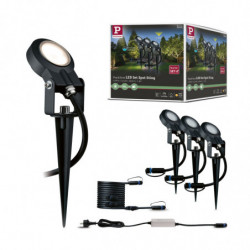 Reflektor ogrodowy Plug & Shine STING zestaw kompletny 3x6W 3000K 520lm DIM IP67 24V antracyt / aluminum Reflektor ogrodowy Plug & Shine STING zestaw kompletny 3x6W 3000K 520lm DIM IP67 24V antracyt / aluminum