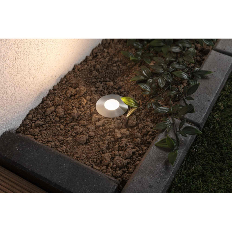 Oprawa dogruntowa Plug & Shine FLOOR MINI zestaw kompletny 3x2.5W 3000K IP67 24V srebrny / stal nierdzewna Oprawa dogruntowa Plug & Shine FLOOR MINI zestaw kompletny 3x2.5W 3000K IP67 24V srebrny / stal nierdzewna