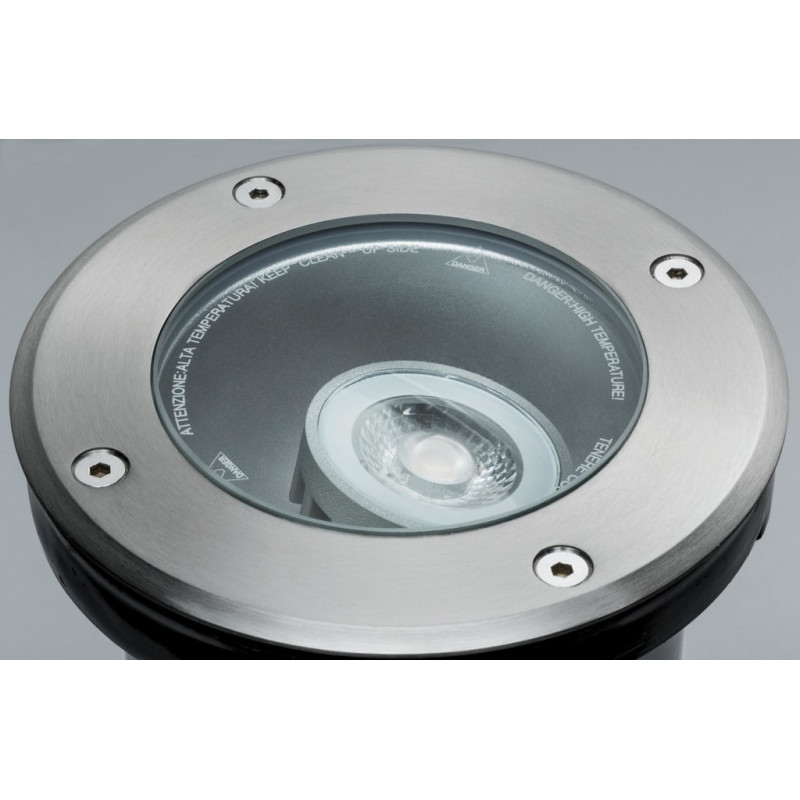 Oprawa dogruntowa Plug & Shine FLOOR regulowana 38st. 6W 3000K 490lm IP67 24V srebrny / metal Oprawa dogruntowa Plug & Shine FLOOR regulowana 38st. 6W 3000K 490lm IP67 24V srebrny / metal