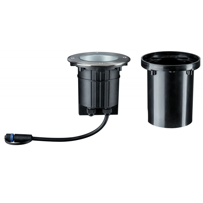 Oprawa dogruntowa Plug & Shine FLOOR regulowana 38st. 6W 3000K 490lm IP67 24V srebrny / metal Oprawa dogruntowa Plug & Shine FLOOR regulowana 38st. 6W 3000K 490lm IP67 24V srebrny / metal