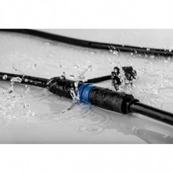 Przewód połączeniowy Plug & Shine 2m 1in-2out IP68 24V czarny / tworzywo sztuczne Przewód połączeniowy Plug & Shine 2m 1in-2out IP68 24V czarny / tworzywo sztuczne