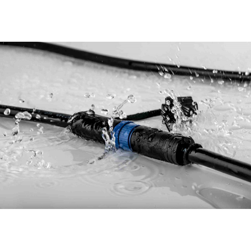 Przewód połączeniowy Plug & Shine 2m 1in-2out IP68 24V czarny / tworzywo sztuczne Przewód połączeniowy Plug & Shine 2m 1in-2out IP68 24V czarny / tworzywo sztuczne
