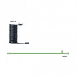 Przewód połączeniowy Plug & Shine 10m 1in-2out IP68 24V czarny / tworzywo sztuczne Przewód połączeniowy Plug & Shine 10m 1in-2out IP68 24V czarny / tworzywo sztuczne